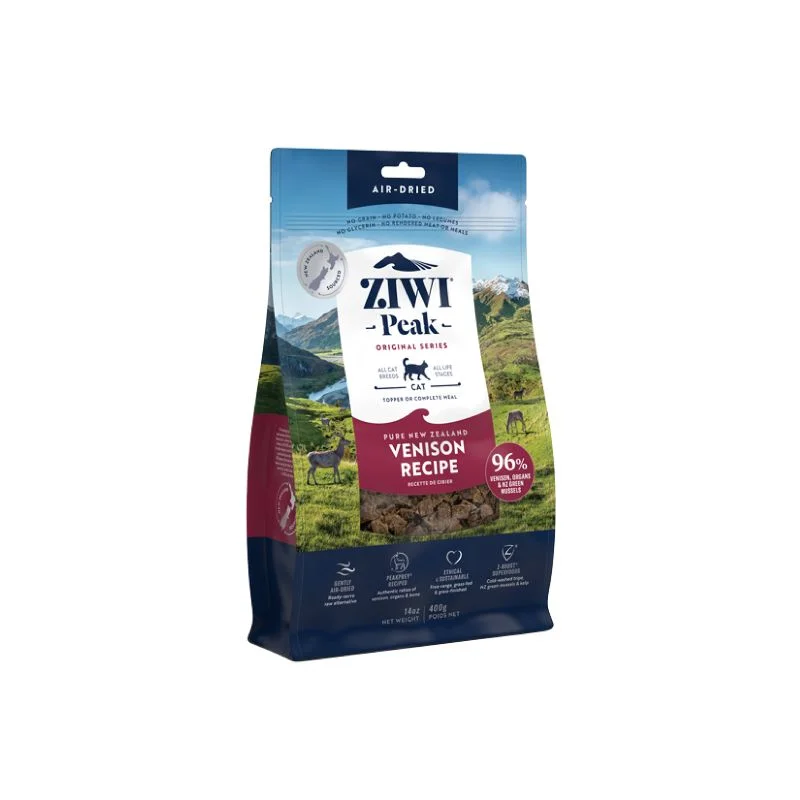 Ziwi Peak Air Dried Venison Dry Cat Food 400G