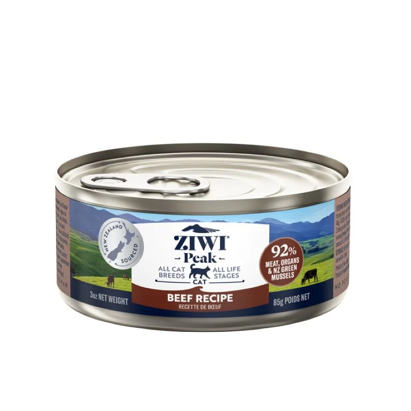 Ziwi Peak Wet Cat Food Beef Canned 85G