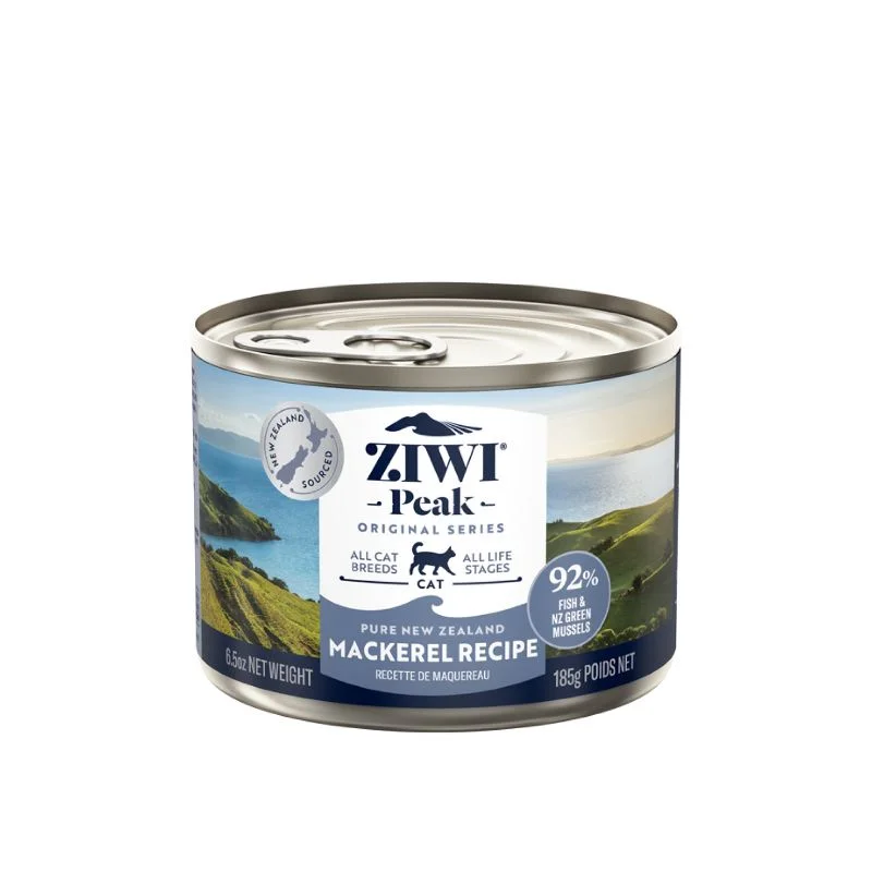 Ziwi Peak Wet Cat Food Mackerel Canned 185G