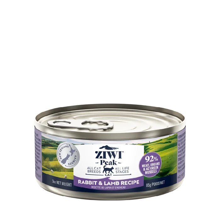 Ziwi Peak Wet Cat Food Rabbit And Lamb Canned 85G