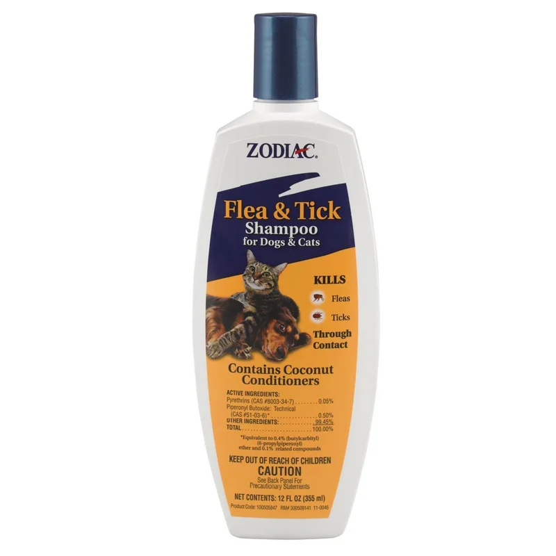 Zodiac Flea & Tick Shampoo for Dogs & Cats