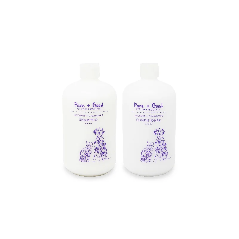 Lavender + Chamomile Shampoo & Conditioner Set