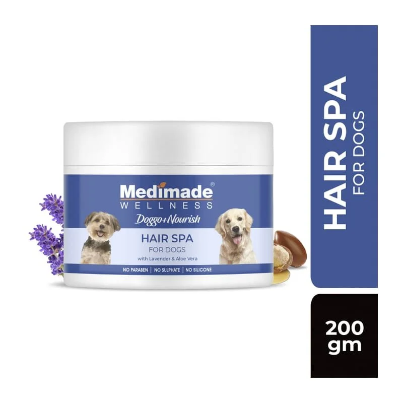 Medimade Hair Spa for Dogs with Lavender & Aloevera, 200gm