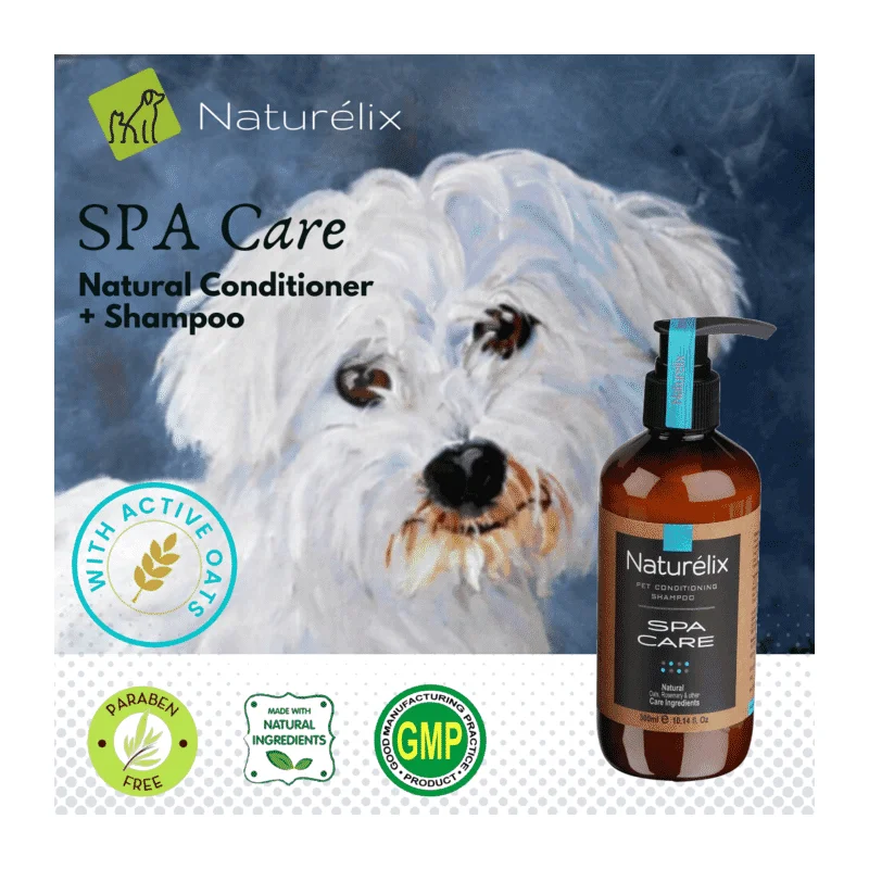 Naturelix Spa Care Dog Shampoo & Natural Conditioner, 300ml