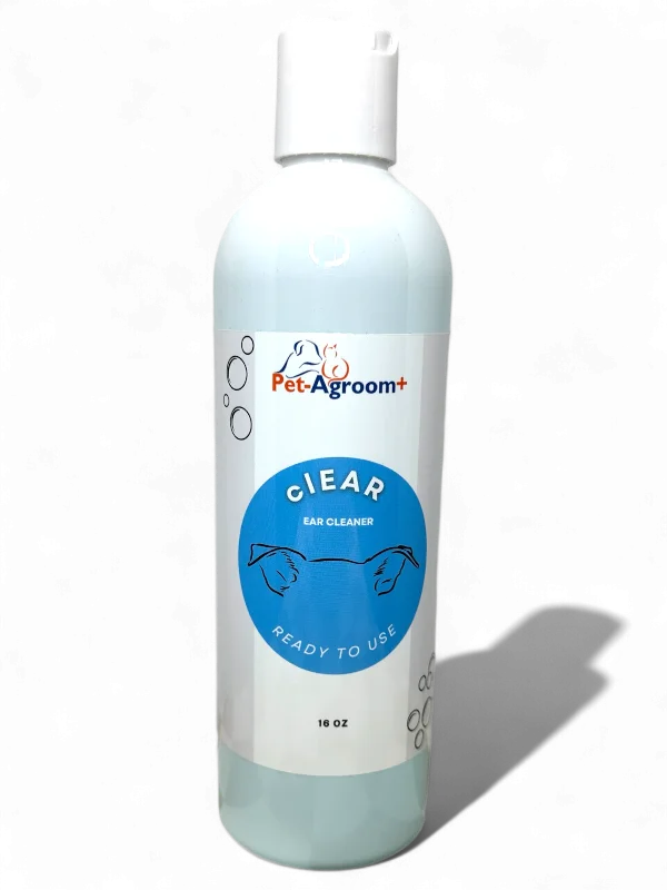 Pet-Agroom+ clEAR Ear Cleaner - 16 oz