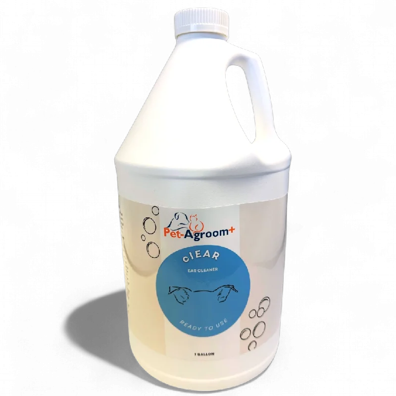 Pet-Agroom+ clEAR Ear Cleaner - Gallon