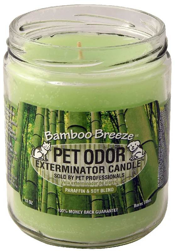 Pet Odor Exterminator Candle, Bamboo Breeze, 13 oz