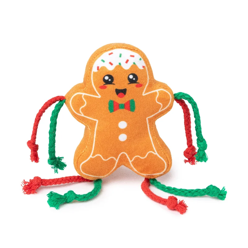 FuzzYard Christmas Fred the Gingerbread Soft Cat Toy