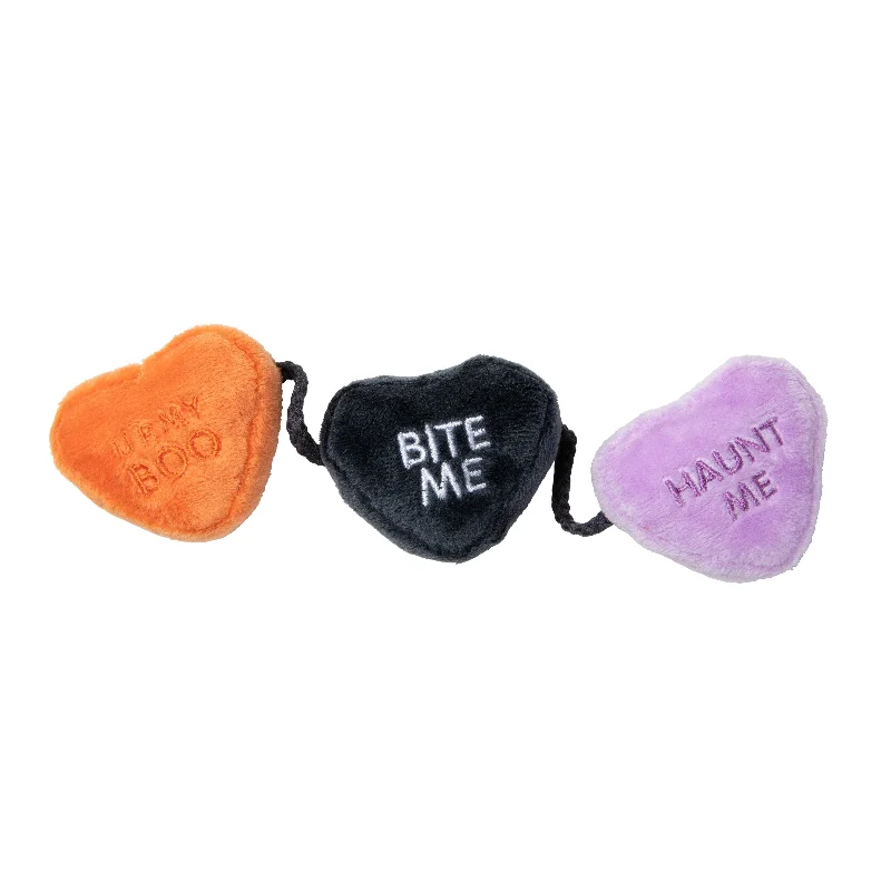 FuzzYard Halloween Spooky Candy Hearts String Cat Toy